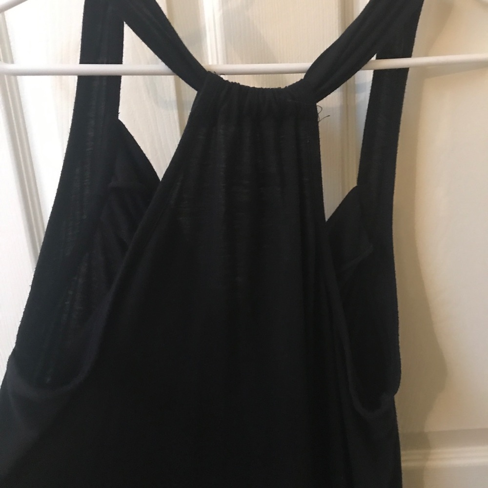 Lane Bryant scoop-tank black with rose sequins - Picture 4 of 5